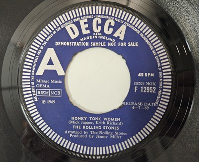 Lot 223 - THE ROLLING STONES - HONKY TONK WOMEN C/W YOU CAN'T ALWAYS GET WHAT YOU WANT 7" (ORIGINAL UK PROMO - DECCA F 12952)