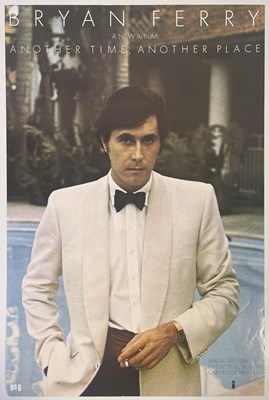 Lot 371 - BRYAN FERRY - ORIGINAL ANOTHER TIME.. PROMOTIONAL POSTER.