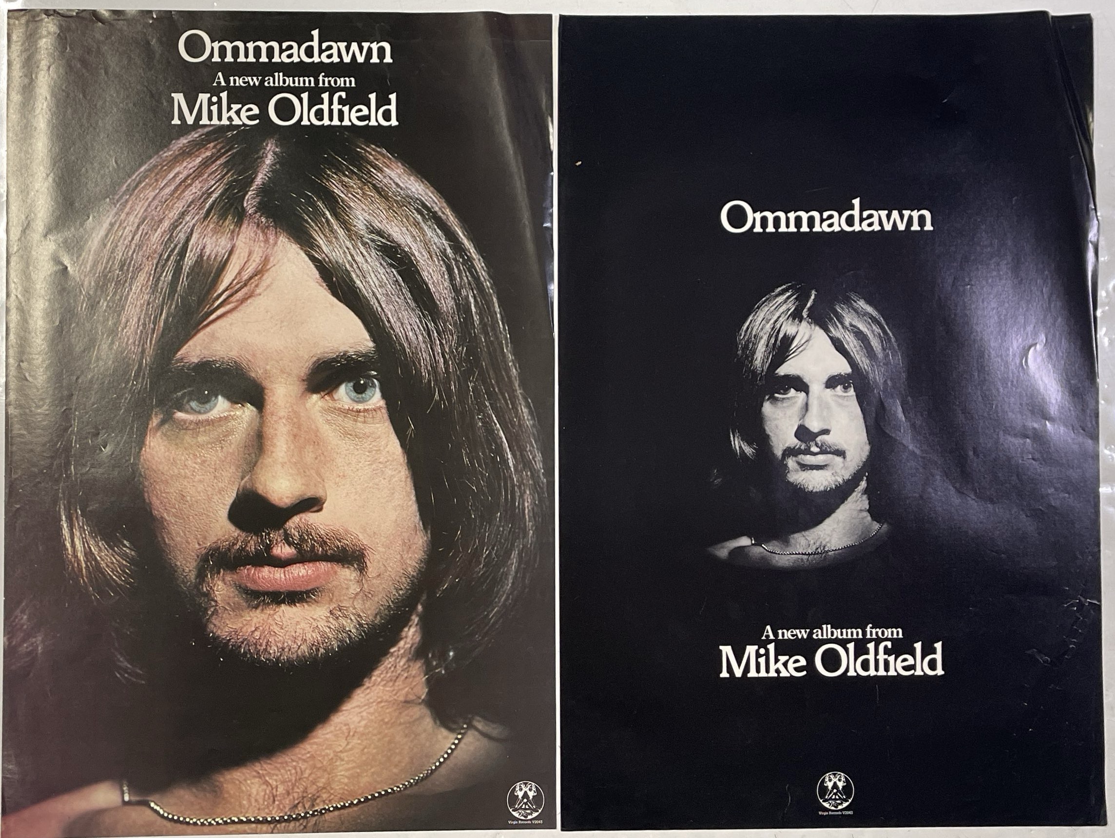 Lot 378 - MIKE OLDFIELD - OMMADAWN PROMOTIONAL POSTER.