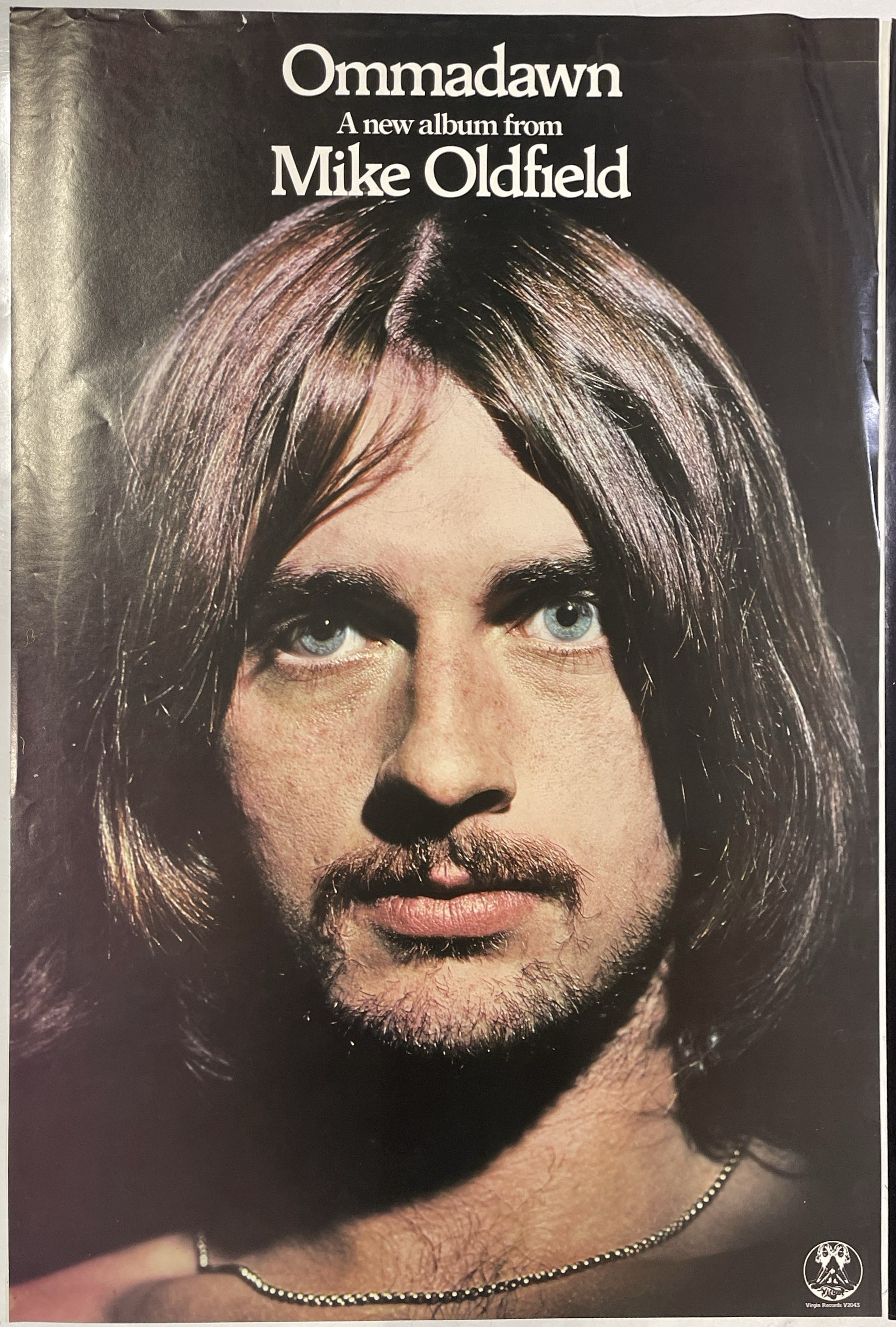 Lot 378 - MIKE OLDFIELD - OMMADAWN PROMOTIONAL POSTER.