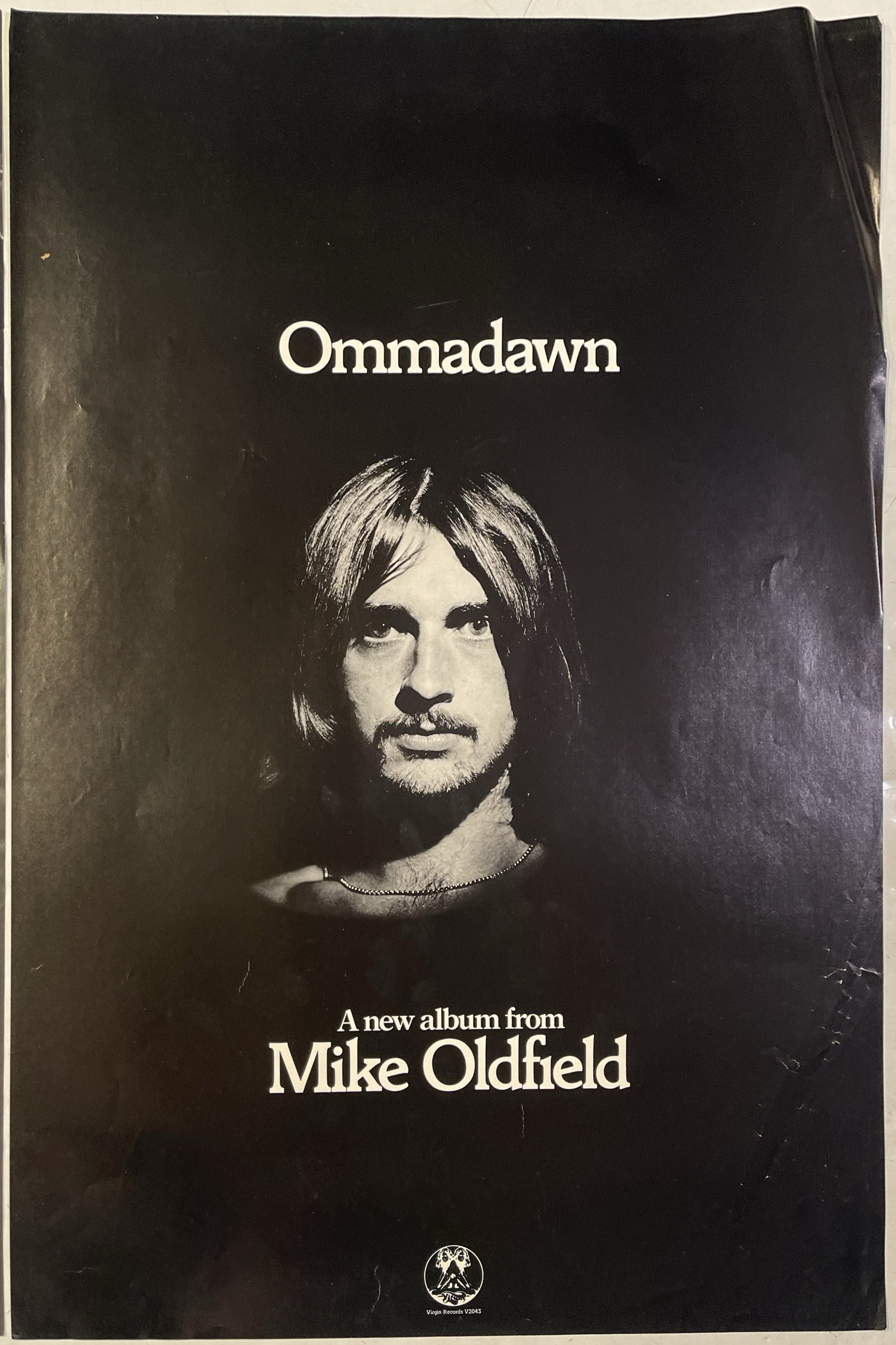 Lot 378 - MIKE OLDFIELD - OMMADAWN PROMOTIONAL POSTER.