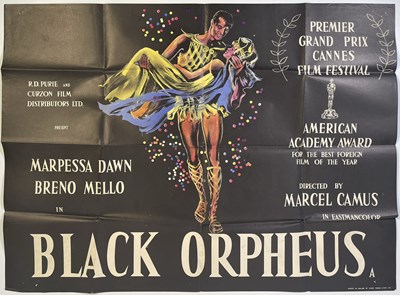Lot 59 - BLACK ORPHEUS (1959) - ORIGINAL UK QUAD POSTER.