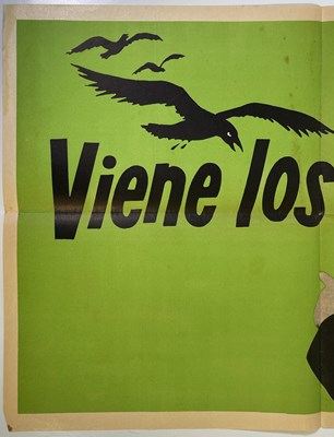 Lot 61 - ALFRED HITCHCOCK - SPANISH TEASER POSTER FOR 'THE BIRDS' (1963).