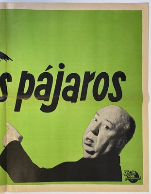 Lot 61 - ALFRED HITCHCOCK - SPANISH TEASER POSTER FOR 'THE BIRDS' (1963).