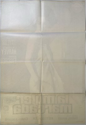 Lot 69 - ELIZABETH TAYLOR - BUTTERFIELD 8 (1960) - SPANISH RE-RELEASE ONE-SHEET POSTER.