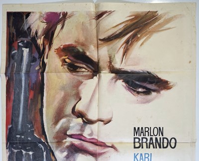 Lot 70 - MARLON BRANDO IN 'ONE EYED JACKS' (1961) - ORIGINAL SPANISH ONE-SHEET POSTER.