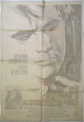 Lot 70 - MARLON BRANDO IN 'ONE EYED JACKS' (1961) - ORIGINAL SPANISH ONE-SHEET POSTER.