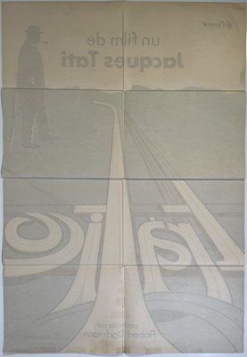 Lot 72 - JACQUES TATI - TRAFIC (1971) - SPANISH ONE-SHEET POSTER.