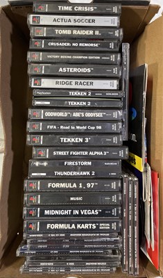 Lot 37 - PLAYSTATION / GAMING - PS1 GAMES AND ACCESSORIES.