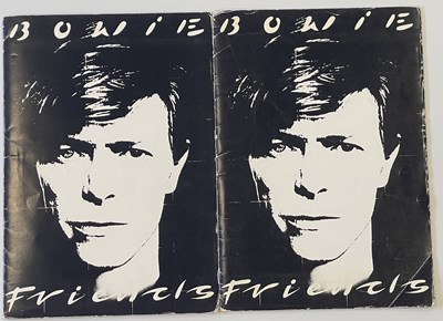 Lot 415 - DAVID BOWIE FRIENDS FOLDERS.