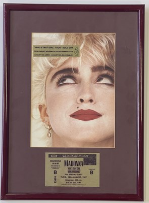 Lot 165 - MADONNA 1987 TOUR AWARD.
