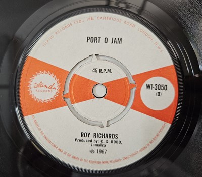 Lot 133 - DELROY WILSON/ ROY RICHARDS - GET READY/ PORT O JAM 7" (UK ORIGINAL - ISLAND RECORDS - WI-3050)