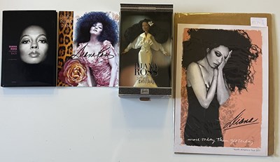 Lot 238 - DIANA ROSS SIGNED MEMORABILIA.