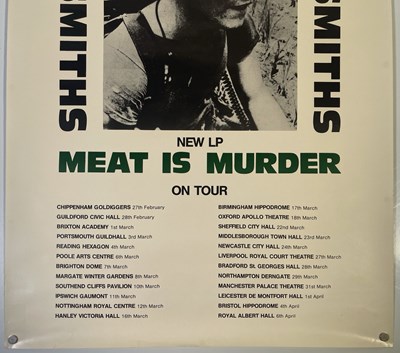 Lot 99 - THE SMITHS - 1985 MEAT IS MURDER TOUR POSTER.