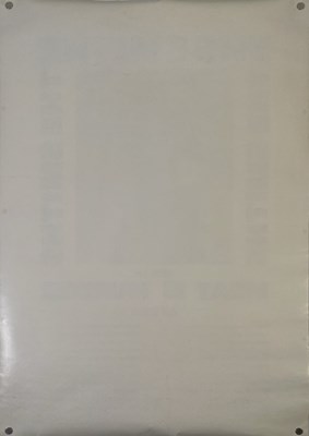 Lot 99 - THE SMITHS - 1985 MEAT IS MURDER TOUR POSTER.