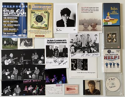 Lot 95 - 1960S BANDS - THE BEATLES/QUARRYMEN SIGNED ITEMS ETC.