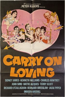 Lot 76 - CARRY ON - FILM POSTER COLLECTION.