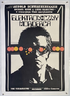 Lot 77 - THE TERMINATOR (1984) - ORIGINAL POLISH FILM POSTER.