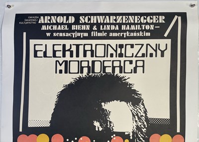 Lot 77 - THE TERMINATOR (1984) - ORIGINAL POLISH FILM POSTER.