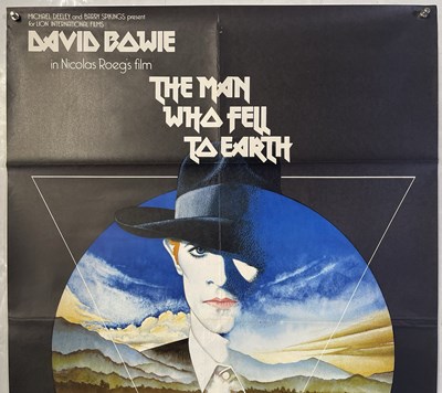 Lot 27 - DAVID BOWIE - THE MAN WHO FELL TO EARTH (1976) UK ONE-SHEET POSTER.