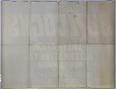 Lot 34 - BUZZCOCKS / PENETRATION / ALTERNATIVE TV - ORIGINAL 1978 CONCERT POSTER.