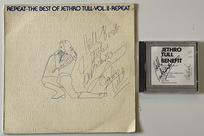 Lot 243 - JETHRO TULL SIGNED ITEMS.