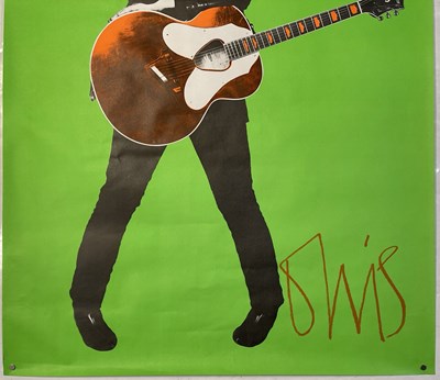 Lot 58 - ELVIS COSTELLO - BARNEY BUBBLES ORIGINAL 1978 STIFF RECORDS PROMOTIONAL POSTER.