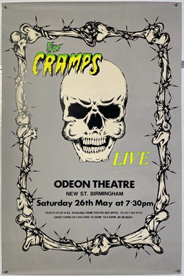 Lot 57 - THE CRAMPS - BIRMINGHAM CONCERT BILLBOARD POSTER.