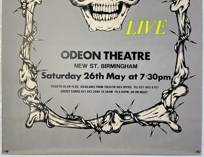 Lot 57 - THE CRAMPS - BIRMINGHAM CONCERT BILLBOARD POSTER.