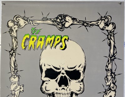 Lot 57 - THE CRAMPS - BIRMINGHAM CONCERT BILLBOARD POSTER.