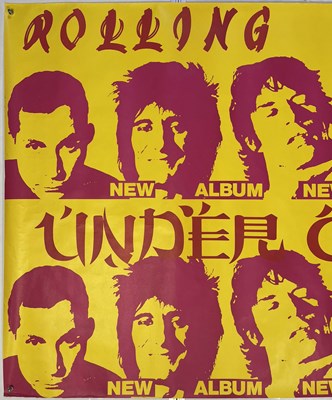 Lot 45 - THE ROLLING STONES - ORIGINAL 'UNDERCOVER' BILLBOARD POSTER.