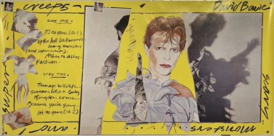 Lot 49 - DAVID BOWIE - ORIGINAL SCARY MONSTERS PROMOTIONAL POSTER.
