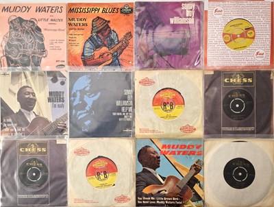 Lot 336 - MUDDY WATERS / SONNY BOY WILLIAMSON - 7" PACK