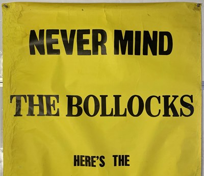 Lot 52 - THE SEX PISTOLS - NEVER MIND THE BOLLOCKS ORIGINAL BILLBOARD POSTER.