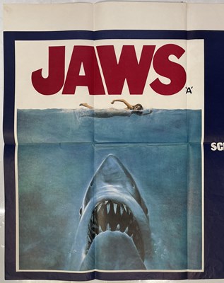 Lot 82 - JAWS (1975) - ORIGINAL UK QUAD POSTER.