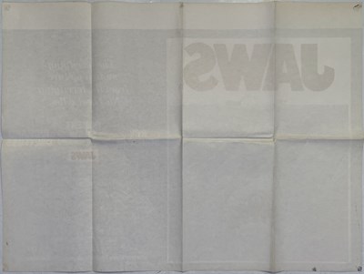 Lot 82 - JAWS (1975) - ORIGINAL UK QUAD POSTER.