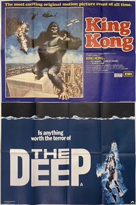 Lot 83 - 1970S UK QUAD POSTER COLLECTION INC THE DEEP / KING KONG.