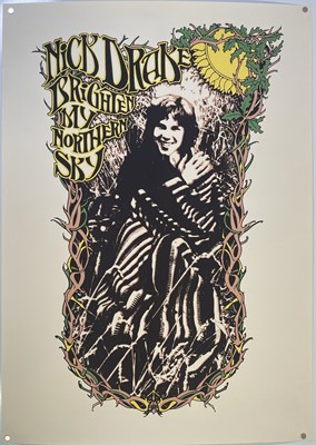 Lot 208 - NICK DRAKE - ORIGINAL SILK SCREEN POSTER.