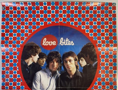 Lot 54 - BUZZCOCKS - AN ORIGINAL LOVE BITES PROMOTIONAL POSTER.