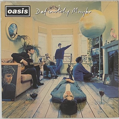 Lot 16 - OASIS - DEFINITELY MAYBE LP (CRE LP 169 - ORIGINAL UK DAMONT PRESSING)