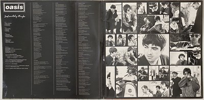 Lot 16 - OASIS - DEFINITELY MAYBE LP (CRE LP 169 - ORIGINAL UK DAMONT PRESSING)