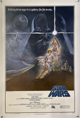 Lot 85 - STAR WARS (1977) - ORIGINAL INTERNATIONAL ONE-SHEET STYLE A0 77/21-0 POSTER.