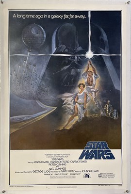 Lot 85 - STAR WARS (1977) - ORIGINAL INTERNATIONAL ONE-SHEET STYLE A0 77/21-0 POSTER.
