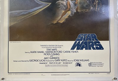 Lot 85 - STAR WARS (1977) - ORIGINAL INTERNATIONAL ONE-SHEET STYLE A0 77/21-0 POSTER.