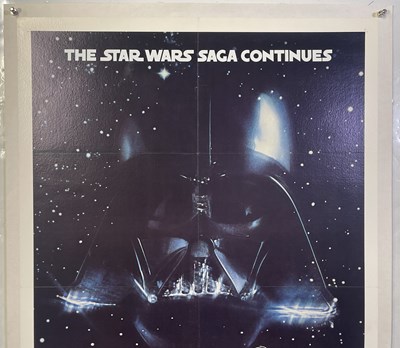 Lot 88 - STAR WARS EPISODE V - THE EMPIRE STRIKES BACK (1980) - ORIGINAL ADVANCE US ONE-SHEET POSTER.