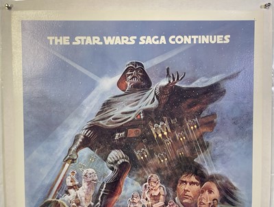 Lot 89 - STAR WARS EPISODE V - THE EMPIRE STRIKES BACK (1980) - ORIGINAL US ONE-SHEET POSTER STYLE B.