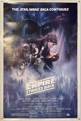Lot 92 - STAR WARS EPISODE V - THE EMPIRE STRIKES BACK (1980) - US DRIVE IN POSTER STYLE A.