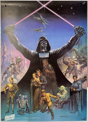 Lot 99 - STAR WARS - 1980 COCA COLA POSTER SET.