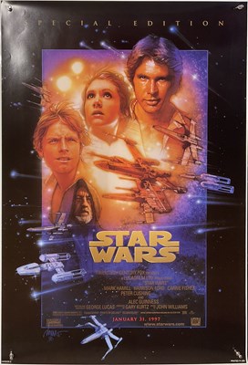 Lot 100 - STAR WARS - 1997 SPECIAL EDITION TRILOGY ONE-SHEET POSTERS.
