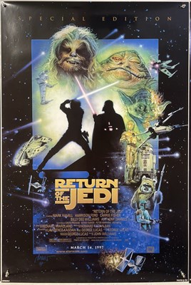 Lot 100 - STAR WARS - 1997 SPECIAL EDITION TRILOGY ONE-SHEET POSTERS.
